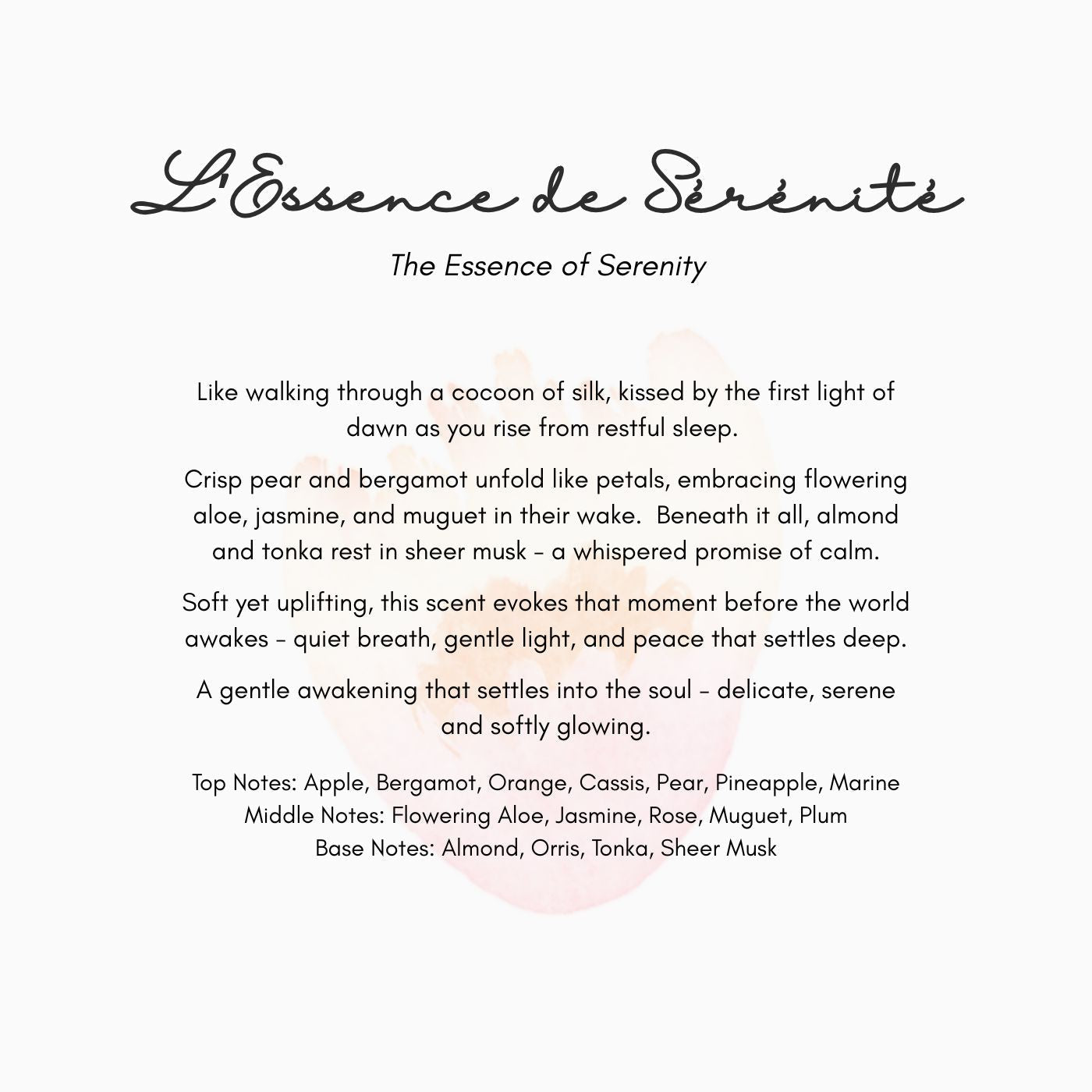 L’Essence de Sérénité