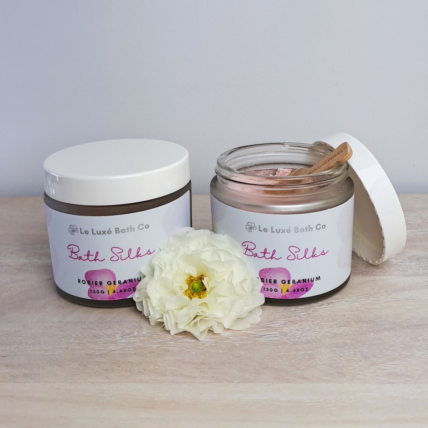 Bath Silks - Bath Soak | Rosier Geranium