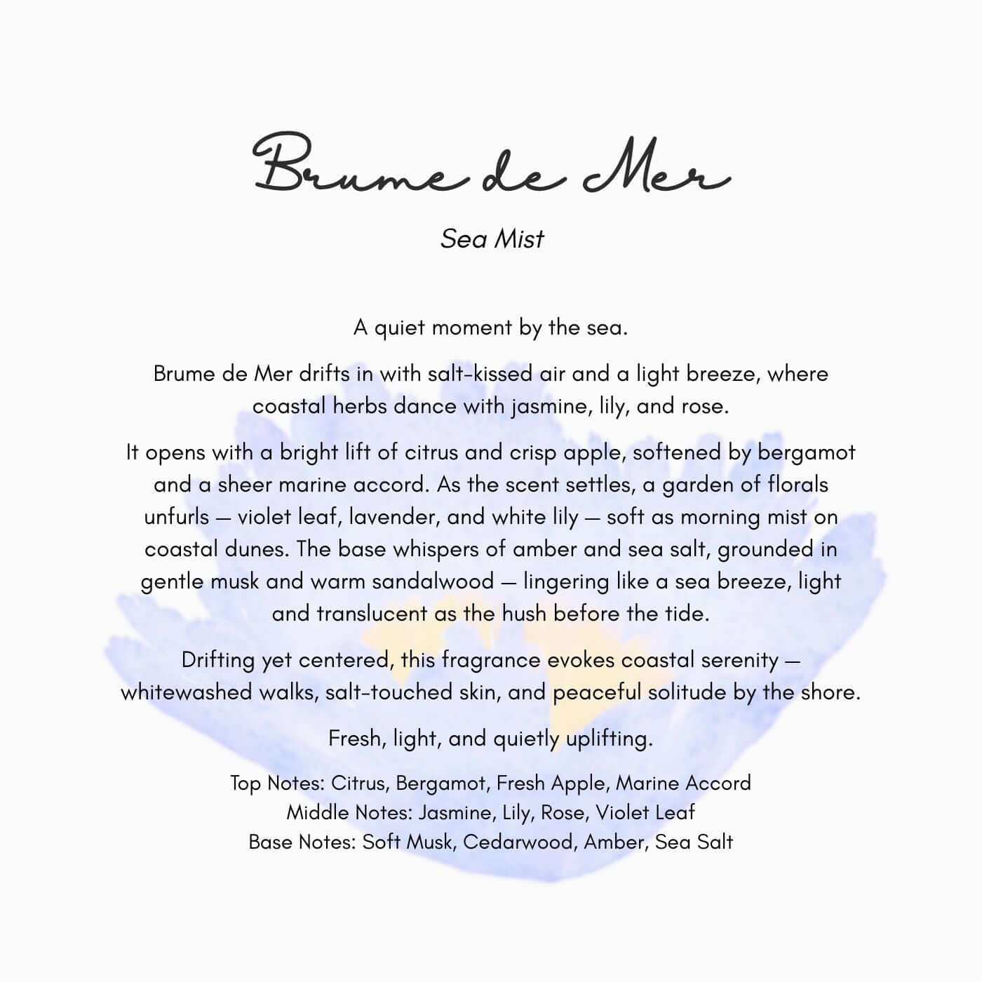 Sola Flower Diffuser | Brume de Mer